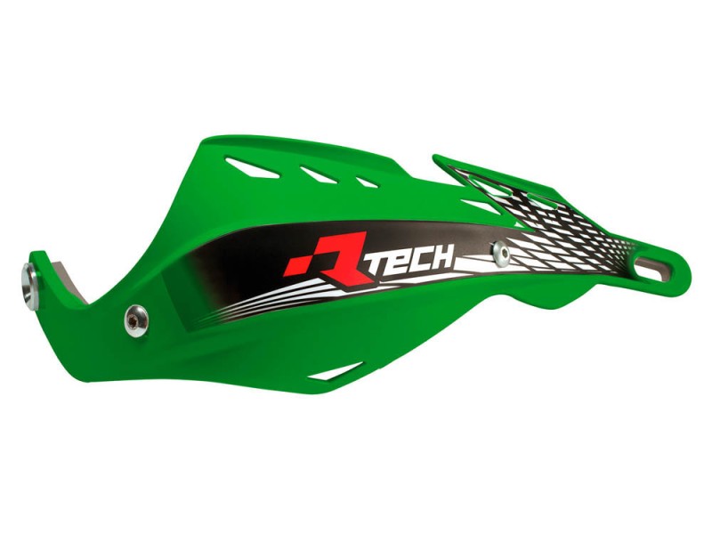 RACETECH (RTECH) OSŁONY RĄK (HANDBARY) GLADIATOR ALU KOLOR ZIELONY (BEZ MOCOWAŃ) - PATRZ MOCOWANIA KITMOUNT003 LUB KITMOUNT005