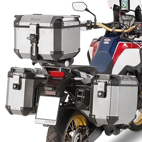 KAPPA STELAŻ KUFRÓW BOCZNYCH SZYBKIEGO MONTAŻU MONOKEY HONDA CRF 1000L AFRICA TWIN (16-17) - RÓWNIEŻ POD KUFRY MONOKEY RETRO-FIT K-VENTURE ALU ORAZ K'MISSION ALU