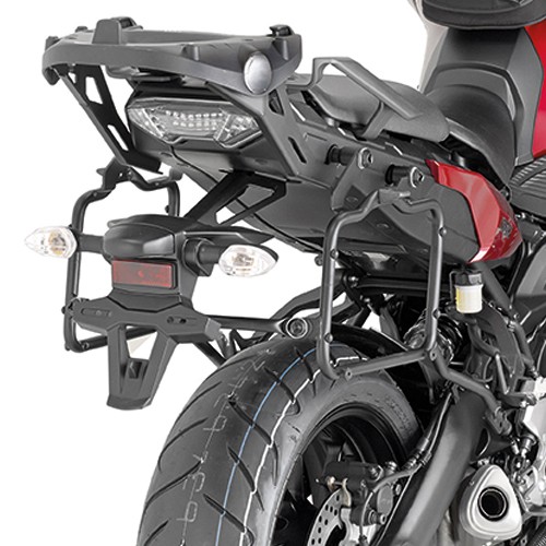 KAPPA STELAŻ KUFRÓW BOCZNYCH SZYBKIEGO MONTAŻU MONOKEY YAMAHA MT 09 850 TRACER (15-17) - RÓWNIEŻ POD KUFRY MONOKEY RETRO-FIT K-VENTURE ALU ORAZ K'MISSION ALU