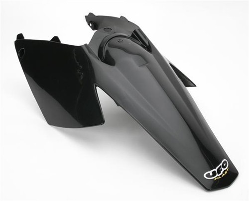 UFO BŁOTNIK TYŁ KTM SX '03-'06, EXC '03-'07 Z BOCZKAMI TYLNYMI KOLOR CZARNY