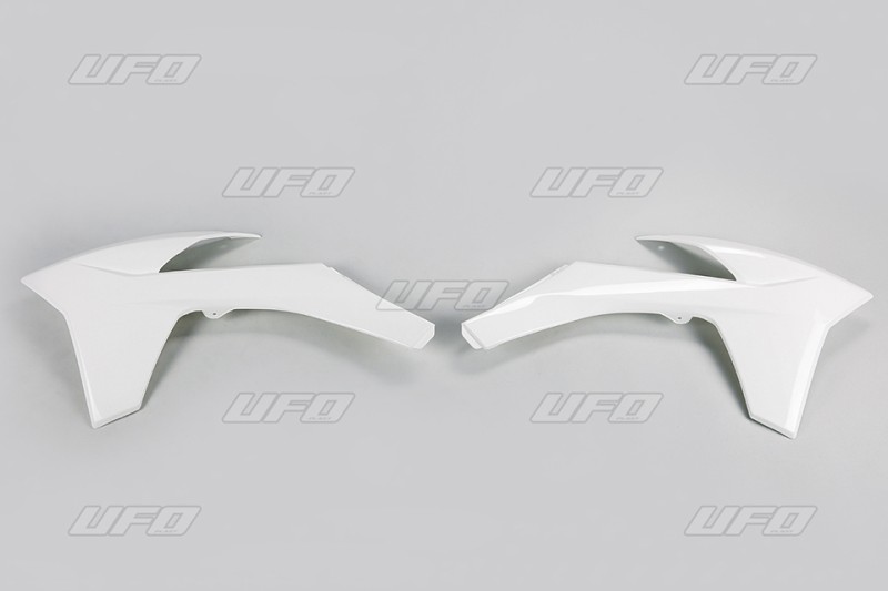 UFO OSŁONY CHŁODNICY KTM SX/SXF '11-'12, EXC '12-'13 KOLOR BIAŁY