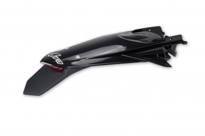UFO BŁOTNIK TYŁ KTM EXC 125 '20-'21, EXC/EXCF(EXC-F) 150/250/300/350/450/500 TPI '20-2023 KOLOR CZARNY ( ENDURO Z LAMPKĄ LED )