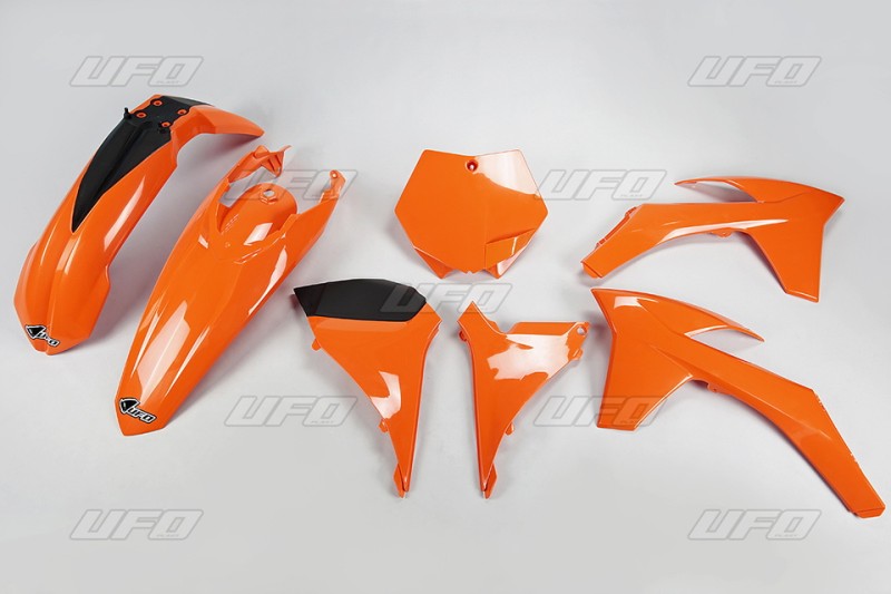 UFO KOMPLET PLASTIKÓW KTM SXF '11-'12, SX '12 KOLOR POMARAŃCZOWY (KT510E127) (1)