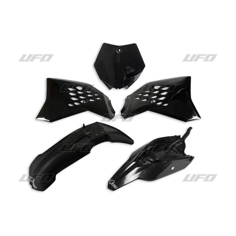 UFO KOMPLET PLASTIKÓW KTM SX 65 12-15 KOLOR CZARNY (KT525E001)