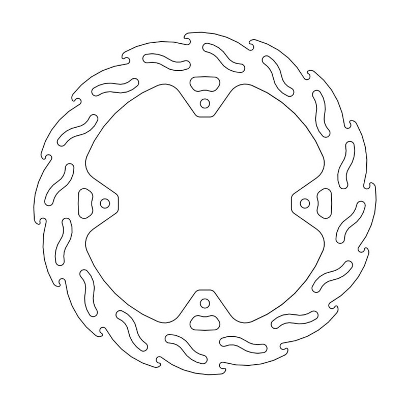 MOTO-MASTER PROMOCJA TARCZA HAMULCOWA TYŁ FLAME 240MM HONDA CRF 250/450 '04- (1)