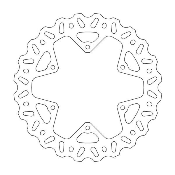 MOTO-MASTER TARCZA HAMULCOWA TYŁ NITRO YAMAHA YZ/YZF 245MM (1)