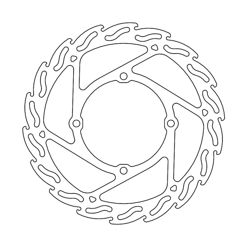 MOTO-MASTER TARCZA HAMULCOWA PRZÓD FLAME 270MM KAWASAKI KXF 250/450 '15- (POTRZEBNY ADAPTER: M211047) (1)