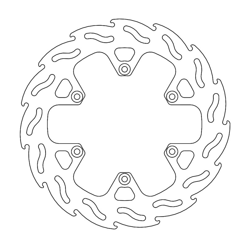MOTO-MASTER TARCZA HAMULCOWA TYŁ 240MM FLAME KTM 450 RALLY '11- ,BETA 250/300/350/390/400/430/450/480/498/500 RR '13-'20 (1)