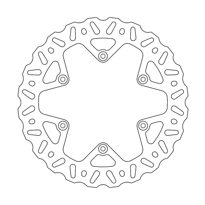 MOTO-MASTER PROMOCJA TARCZA HAMULCOWA TYŁ NITRO 245MM YAMAHA YZ/YZF/WRF 125/250 '19-, YZF 450 '18-'19 (1)