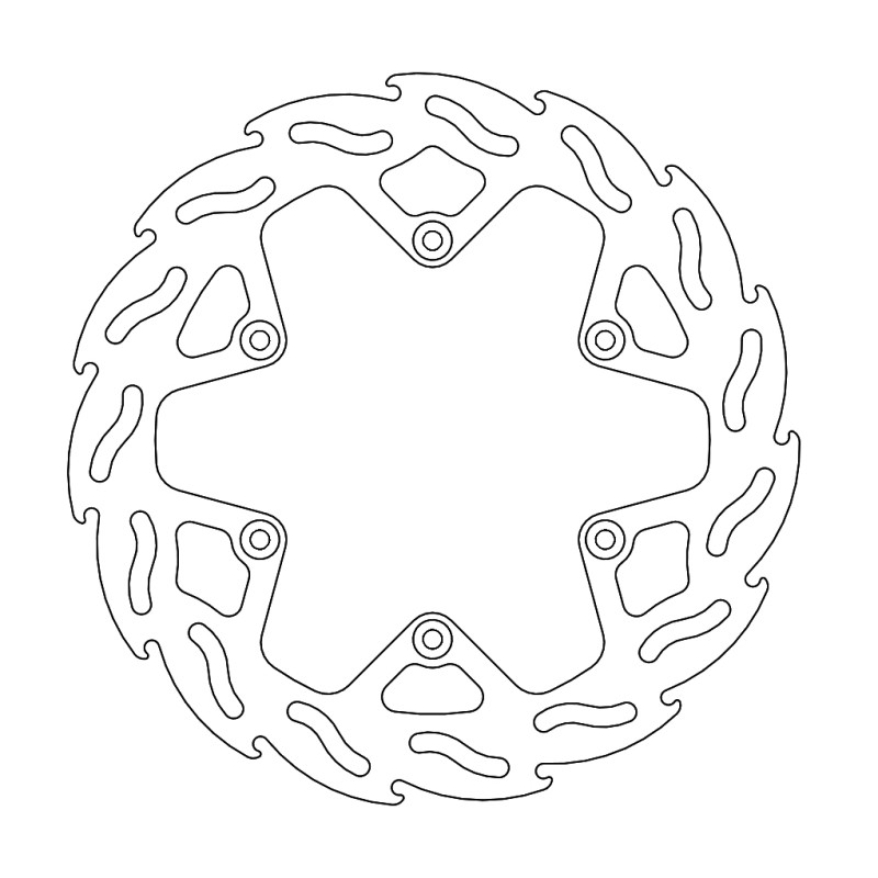 MOTO-MASTER PROMOCJA TARCZA HAMULCOWA FLAME TYŁ 245MM YAMAHA YZ/YZF/WRF 125/250/450 '19- (1)