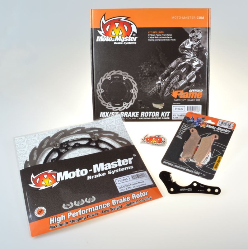 MOTO-MASTER PROMOCJA ZESTAW HAMULCOWY DO YAMAHA WR/YZ 125 `05-07, WR 250 '05-'07, WRF 250 `05-'19, WRF 450 `05-'18, YZ 125/250 '05-'07, YZF 250 '05-'06, YZF 450 '05-'07 ZAWIERA: TARCZA PŁYWAJĄCA 270MM (112087), ADAPTER (211049), KLOCKI (211049) (1)