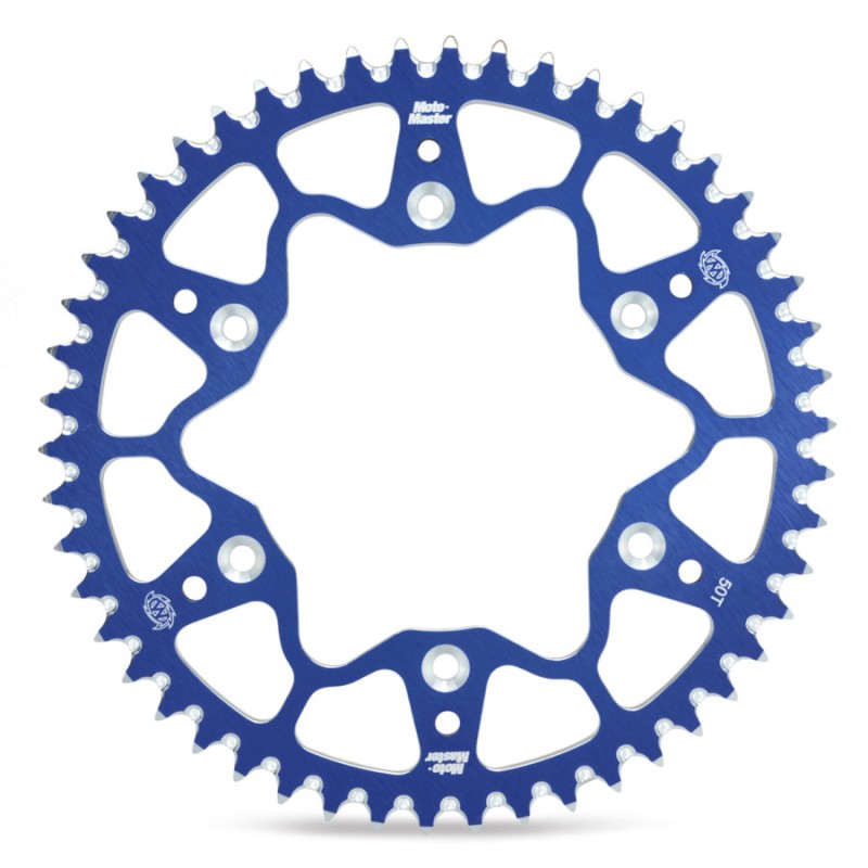 MOTO-MASTER PROMOCJA ZĘBATKA TYLNA ALUMINIOWA T7075 (ERGAL) 798 48 (79848) KOLOR NIEBIESKI SUZUKI RM 80/85, YAMAHA YZ 80/85 (93-24) (JTR798.48) (ŁAŃC. 428)