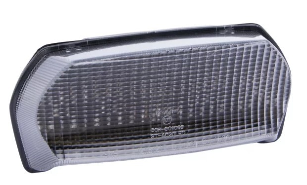 AMEX LAMPA TYŁ KAWASAKI GPZ 1100 '95-'98, ZX7R '96-'02, ZX7RR '96-'99 (BIAŁE SZKŁO/HOMOLAGACJA)