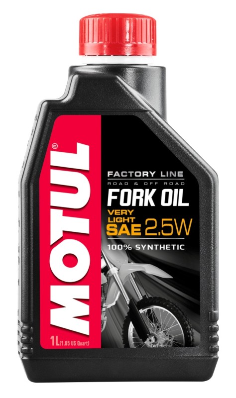 MOTUL OLEJ DO TELESKOPÓW / AMORTYZATORÓW / ZAWIESZENIA FORK OIL FACTORY LINE 2,5W VERY LIGHT 1L (1)