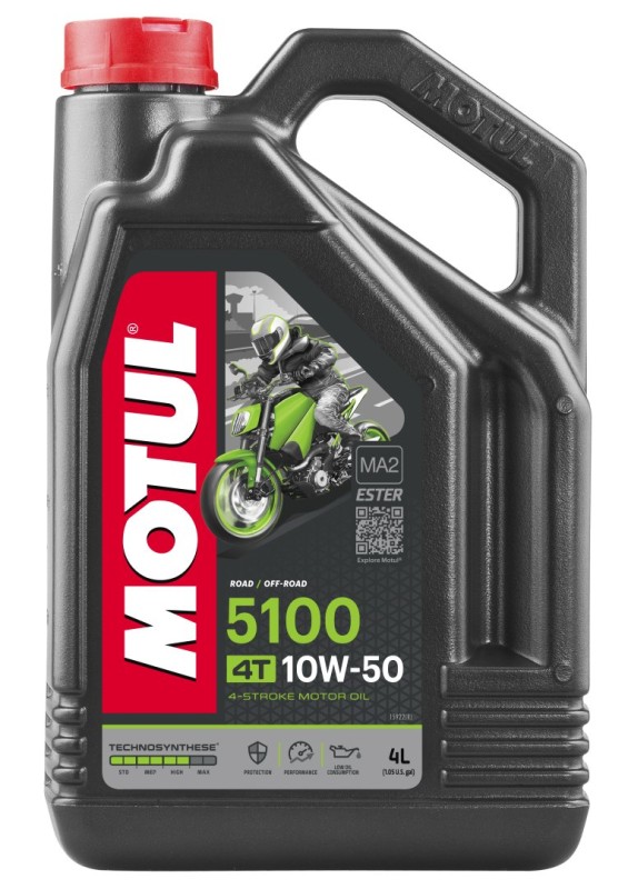 MOTUL OLEJ SILNIK 5100 4T ESTER 10W50 4L (1)