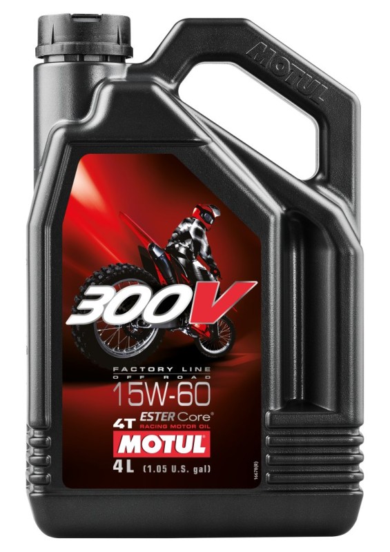 MOTUL OLEJ SILNIK 300V 4T FL OFF ROAD 15W60 4L (SYNTETYCZNY) (1)