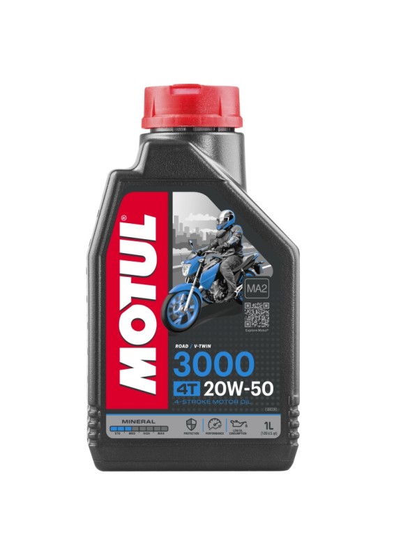 MOTUL OLEJ SILNIK 3000 4T 20W50 1L (MINERALNY) (1)
