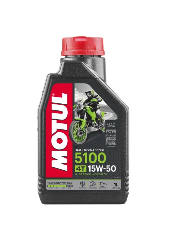 MOTUL OLEJ SILNIK 5100 4T ESTER 15W50 1L (1)