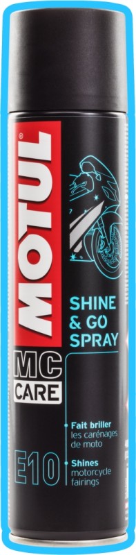 MOTUL E10 SHINE AND GO SPRAY 0,4L (CZYSZCZENIE I OCHRONA LAKIERU) (1)