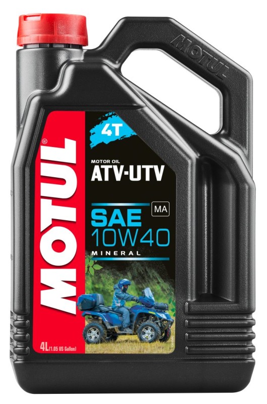 MOTUL OLEJ SILNIK QUAD ATV UTV 10W40 4L MINERALNY (1)
