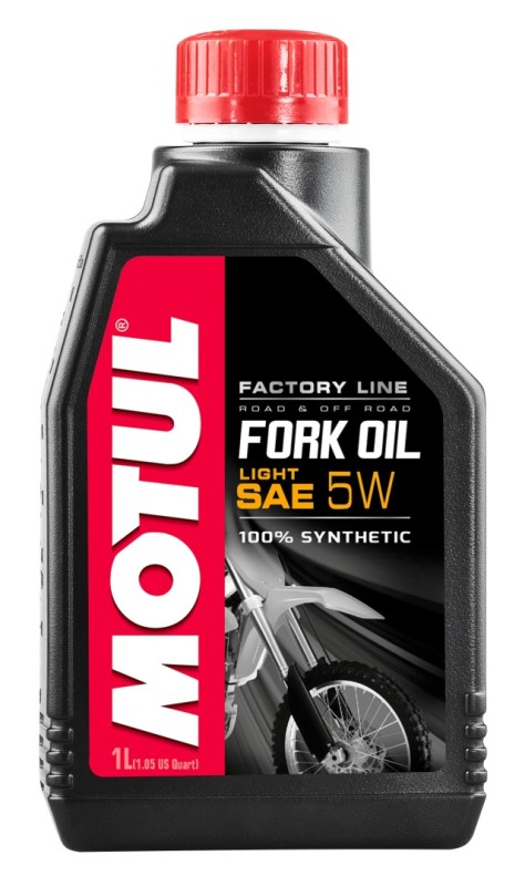 MOTUL OLEJ DO TELESKOPÓW / AMORTYZATORÓW / ZAWIESZENIA FORK OIL FACTORY LINE 5W LIGHT 1L (1)