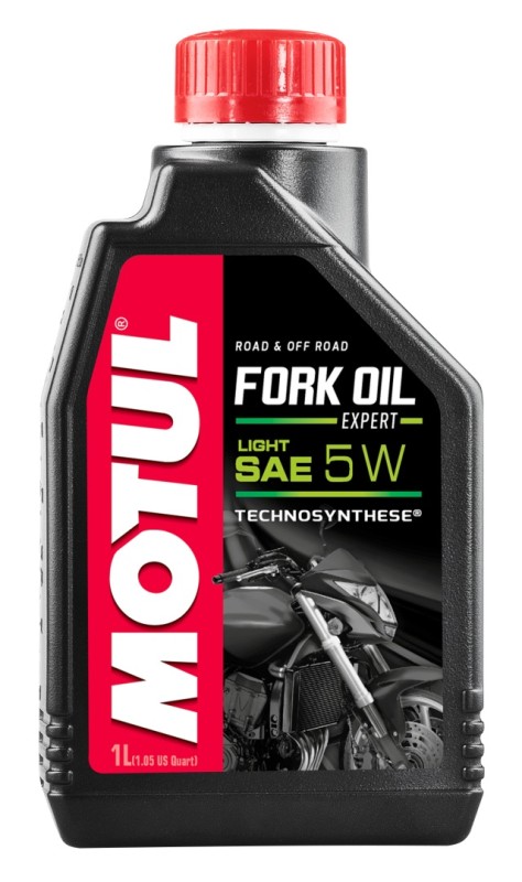 MOTUL OLEJ DO TELESKOPÓW / AMORTYZATORÓW / ZAWIESZENIA FORK OIL LIGHT 'EXPERT' 5W 1L (1)