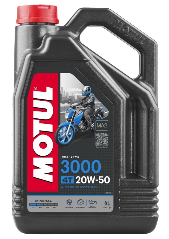 MOTUL OLEJ SILNIK 3000 4T 20W50 4L (MINERALNY) (1)