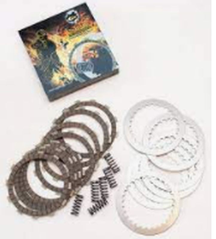 PSYCHIC TARCZE, PRZEKŁADKI I SPRĘŻYNY SPRZĘGŁOWE (KOMPLET) APRILIA RS125 92-12,RX125 92-98,PEGASO125 91-95,AF1 87-91,MX125 04-06 (EBS5598) (EBS002) (1)