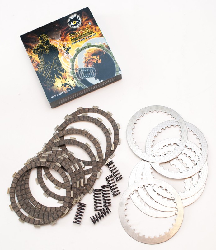 PSYCHIC TARCZE, PRZEKŁADKI I SPRĘŻYNA TALERZOWA (KOMPLET) KTM EXC 250/500 13-14,SXF/EXCF 450 '13,EXC 450/500 '12,350 FREERIDE '12 (EBS5651) (EBS910) - ZASTĄPIONE PRZEZ MX-03705H-1A (1)