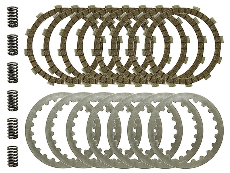 PSYCHIC TARCZE, PRZEKŁADKI I SPRĘŻYNY SPRZĘGŁOWE (KOMPLET) KTM 400 LC4 98-01, 620 DUKE, ADVENTURE '97, 620 LC4 97-98 (EBS5631) (EBS129) (1)