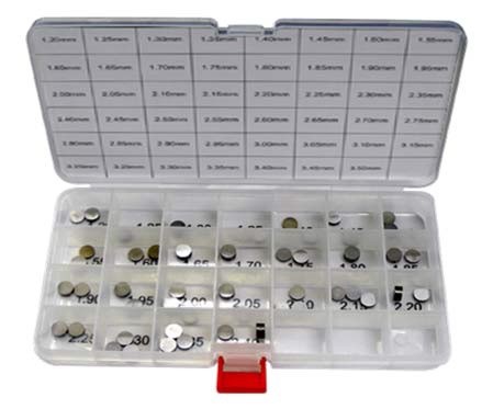 PSYCHIC PŁYTKI ZAWOROWE ZESTAW 9,48 OD 1,20 DO 3,50 CO 0,05MM PO 3 SZT. ( W SUMIE 141 SZT. ) (HCSHIM02) (1)