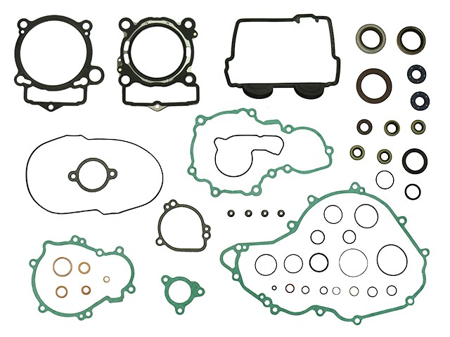 NAMURA KOMPLET USZCZELEK KTM SXF 250 ('13-'15), EXCF 250`14-'16 (Z USZCZELKĄ POKRYWY ZAWOROWEJ + KPL. USZCZELNIACZY) (1)