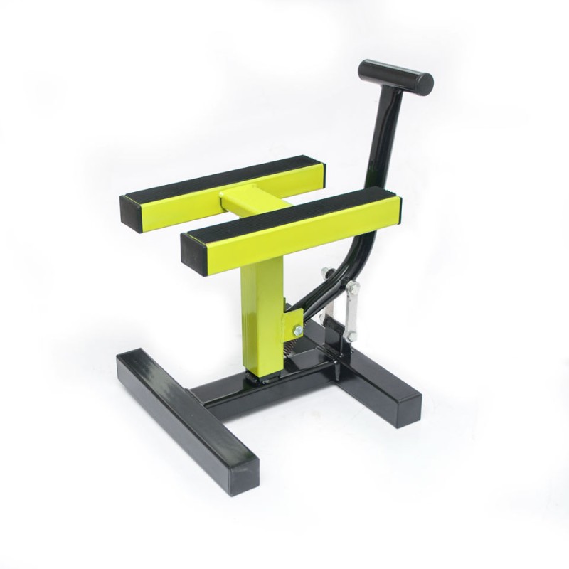 PROMX PROMOCJA STOJAK/PODNOŚNIK/PODSTAWKA POD MOTOCYKL CROSS KOLOR ŻÓŁTY FLUO (SZCZEGÓŁY - PATRZ OPIS DODATKOWY) (1)