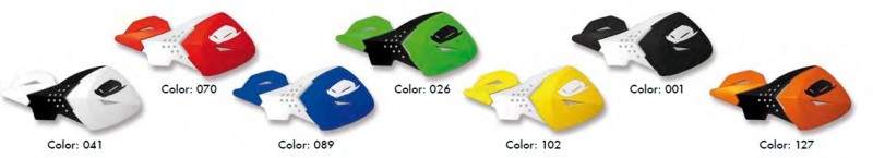 UFO PLASTIKI ZAMIENNE DO OSŁON RĄK (HANDBARÓW) ESCALADE PM01646026 KOLOR CZARNY/ZIELONY