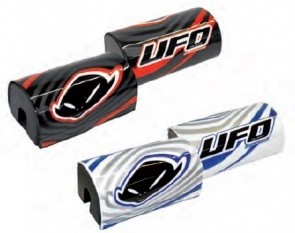 UFO GĄBKA NA KIEROWNICĘ KOLOR BIAŁY (BARPAD) 28 MM (LOGO UFO ) (1)