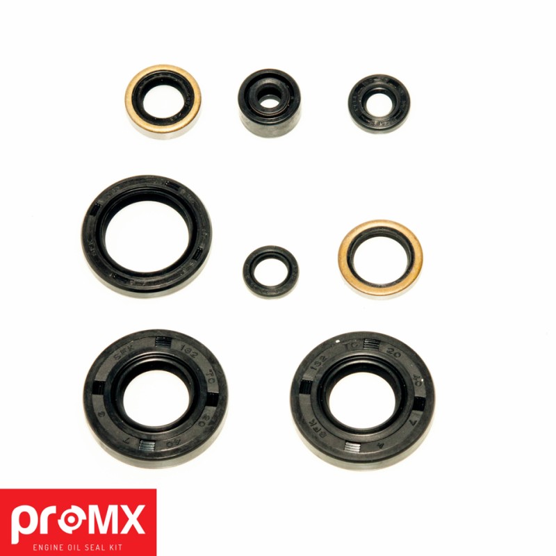 PROMX PROMOCJA KOMPLET (ZESTAW) USZCZELNIACZY SILNIKOWYCH KAWASAKI KX 65 (00-10) (8SZT.) (1)