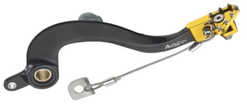ACCEL DŹWIGNIA HAMULCA NOŻNEGO SUZUKI RMZ 250 '07-'16 KOLOR ZŁOTY (1)