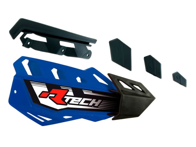 RACETECH (RTECH) PLASTIKI ZAMIENNE DO OSŁON RĄK (HANDBARÓW) FLX / ALU / ATV KOLOR NIEBIESKI