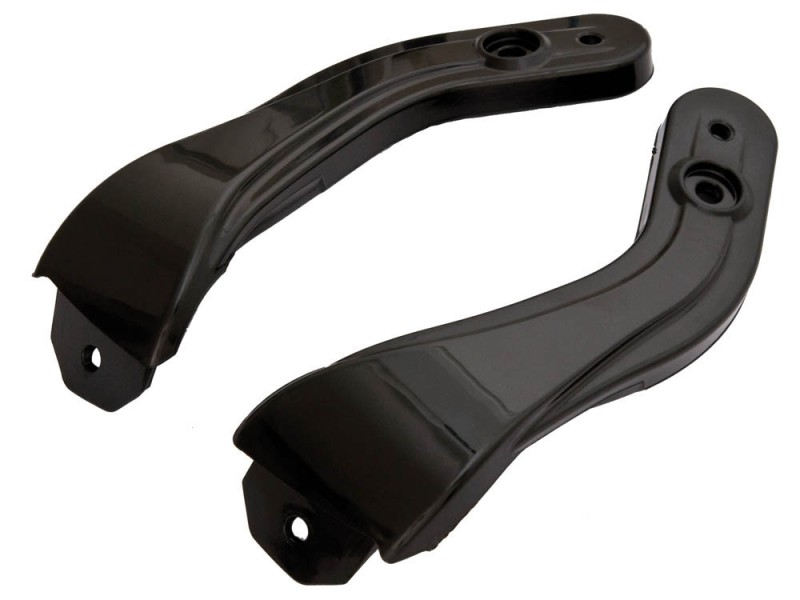 RACETECH (RTECH) PLASTIKI BOCZNE OSŁANIAJĄCE ALUMINIOWE MOCOWANIA DO OSŁON RĄK (HANDBARÓW) VERTIGO ALU/ATV I FLX ALU/ATV KOLOR CZARNY