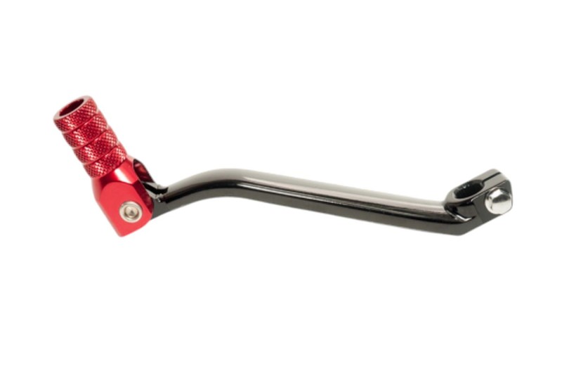 Accel Dźwignia zmiany biegów Honda CR80/85 96-07 dźwignia czarna końcówka czerwona