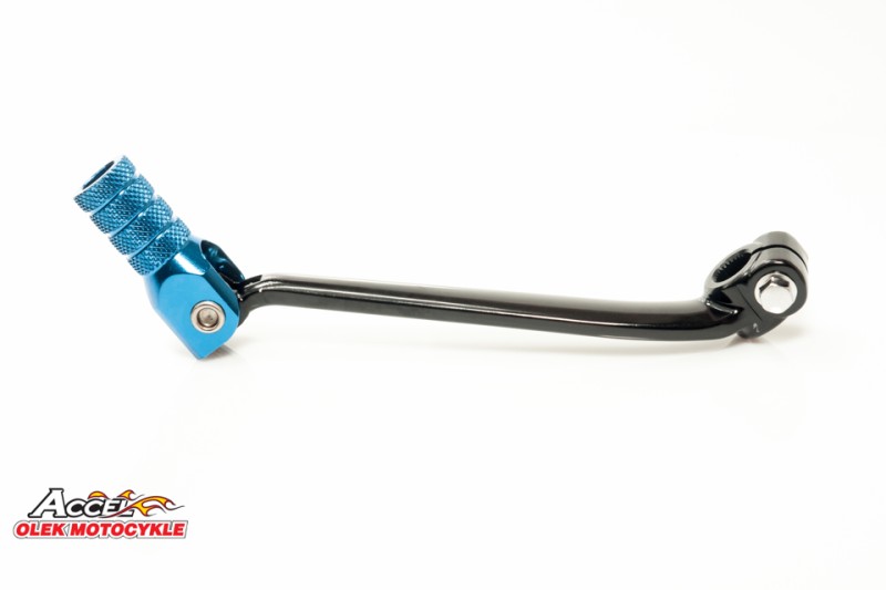 ACCEL DŹWIGNIA ZMIANY BIEGÓW YAMAHA WR 250R '08-'18, WR 250X '08-'11 ALUMINIOWA KOLOR CZARNY, KOŃCÓWKA NIEBIESKA