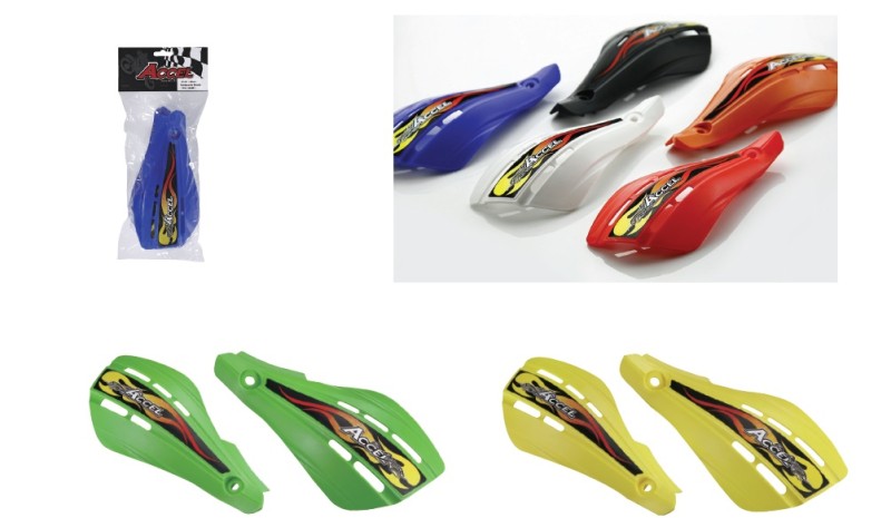ACCEL ZAMIENNE LISTKI DO OSŁON RĄK (HANDBAR) HGS03 KOLOR CZERWONY