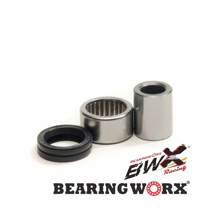 BEARING WORX ZESTAW NAPRAWCZY MOCOWANIA (ŁOŻYSKA) AMORTYZATORA TYLNEGO GÓRNE HONDA XR400R 98-04, CR80 88-95 (29-1001) (1)