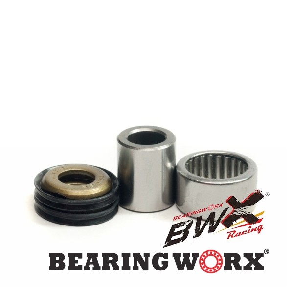 BEARING WORX ZESTAW NAPRAWCZY MOCOWANIA (ŁOŻYSKA) AMORTYZATORA TYLNEGO KAWASAKI DOLNE KX 125/250 89-97, GÓRNE KX 125/250 89-05, KXF 250 04-19, KXF 450 06-19 (29-1002)=SHK70010 (1)