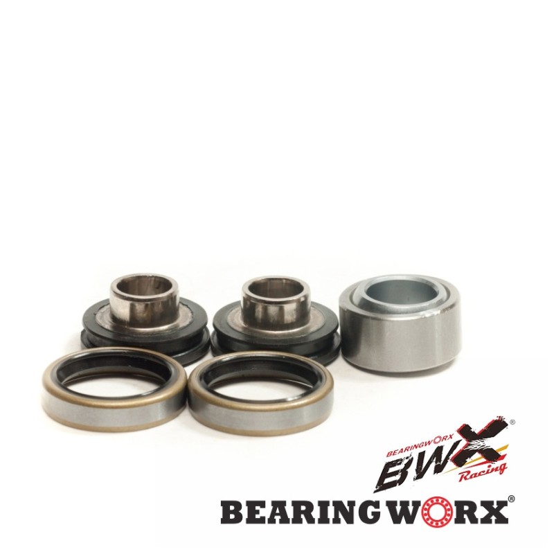 BEARING WORX ZESTAW NAPRAWCZY MOCOWANIA (ŁOŻYSKA) AMORTYZATORA TYLNEGO DOLNE KTM 250 EXC/EXC-F '17-'23, 300 EXC '17-'23, 350/450/500 EXC-F '17-'23 (79604090044) (1)