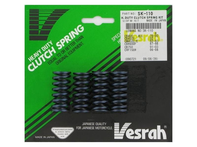VESRAH SPRĘŻYNY SPRZĘGŁOWE SUZUKI RMZ 450 '05-'19,RMX 450Z 05-15, LTR 450 '06-'15, RM 250 '92-'97/ '06-'09 (MADE IN JAPAN) (1)