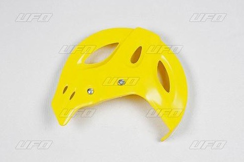 UFO OSŁONA TARCZY HAMULCOWEJ PRZEDNIEJ SUZUKI RM 125/250 '92-'95 KOLOR ŻÓŁTY (1)