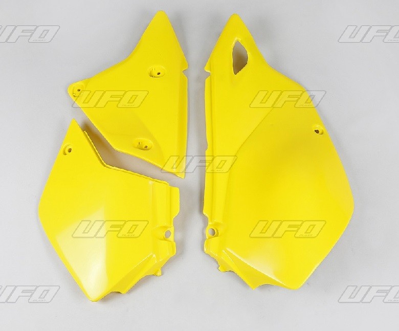 UFO BOCZKI TYLNE SUZUKI DRZ 400E '00-'24 KOLOR ŻÓŁTY