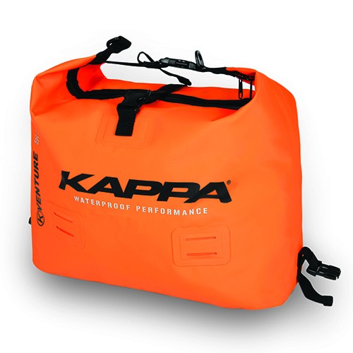 KAPPA TORBA WEWNĘTRZNA LUB ZEWNĘTRZNA 35L DO KUFRÓW BOCZNYCH KVE K-VENTURE, KMS K'MISSION ORAZ KFR K'FORCE 100% WODOSZCZELNA POMARAŃCZOWA