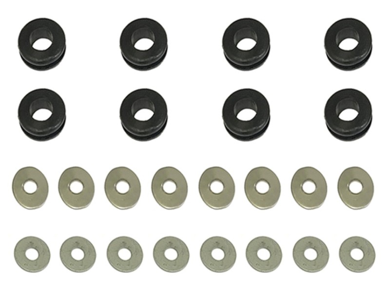 PSYCHIC MOCOWANIA CHŁODNICY KTM / HUSQVARNA / HUSABERG ( 8 KOMPLETÓW PODKŁADEK, TULEJEK I GUM ) (1)